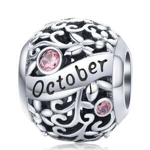 2X Host Pick 🥳 925 Silver October Birthstone Charm